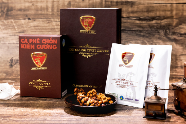 Cà phê chồn Kiên Cường dạng hạt