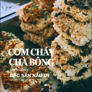 Cơm cháy chà bông gà - Nẫu ơi
