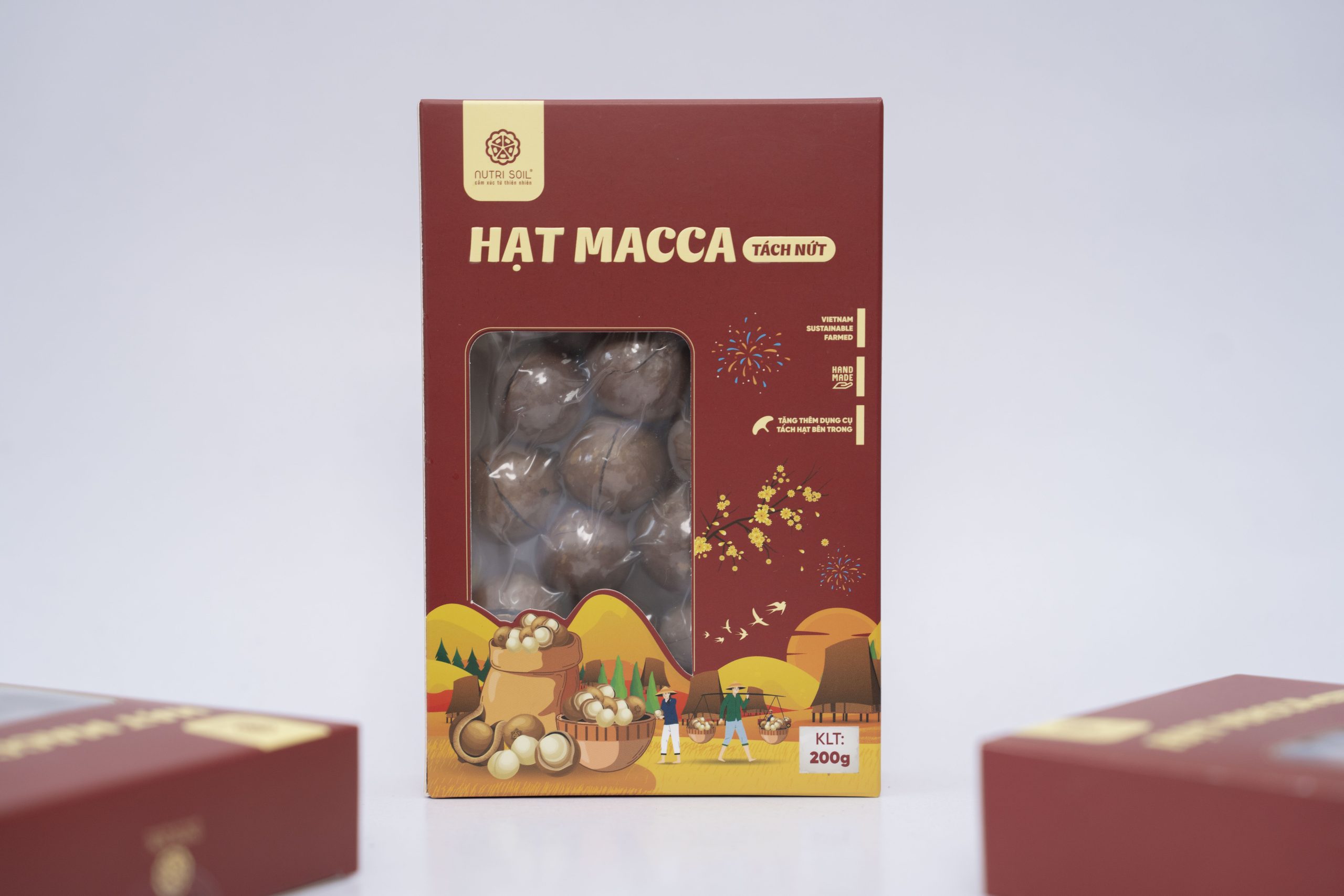 Hạt Macca tách nứt size A+ - 250g (hộp)