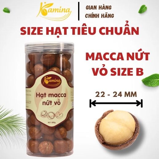Hạt Macca Nứt Vỏ B - P500