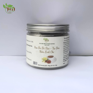 Trà hoa đu đủ đực xạ đen, nấm linh chi Cô Ngát