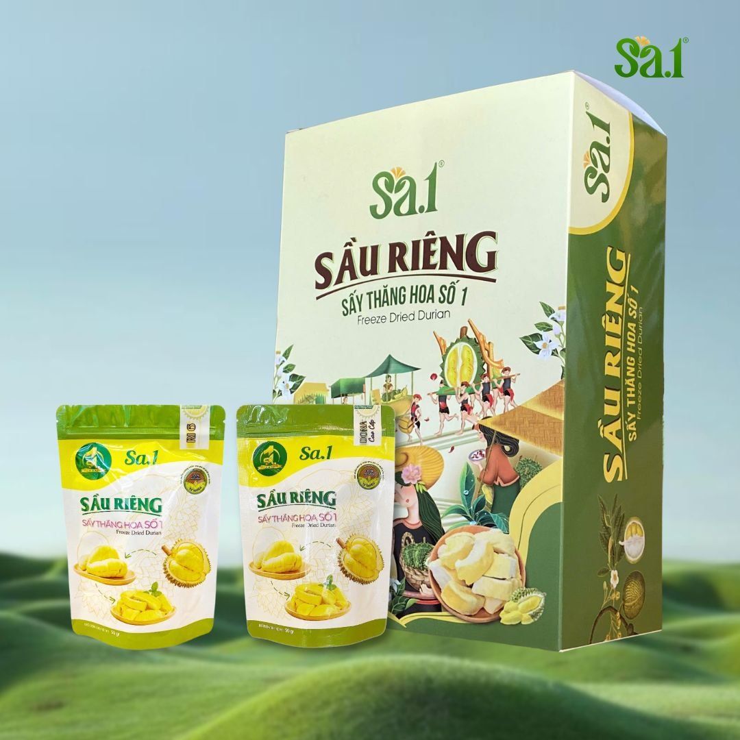 Hộp Sầu Riêng sấy thăng hoa